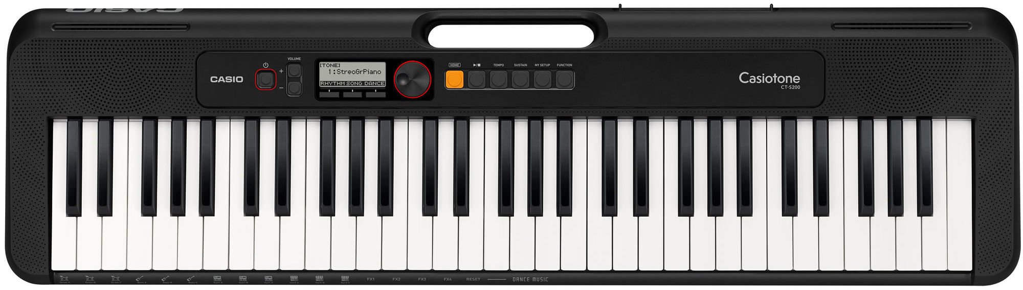 Casio Casiotone CTS 200 Portable Digital Piano Black Cosmo Music