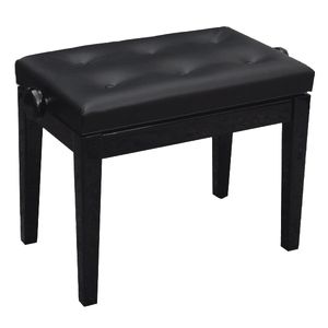 Benchworld SONATA 1CPE Adjustable Piano Bench - 23", Padded, Polished Ebony