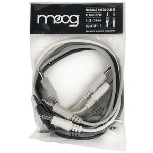 Moog EurorRack Patch Cables - 12", 5 Pack