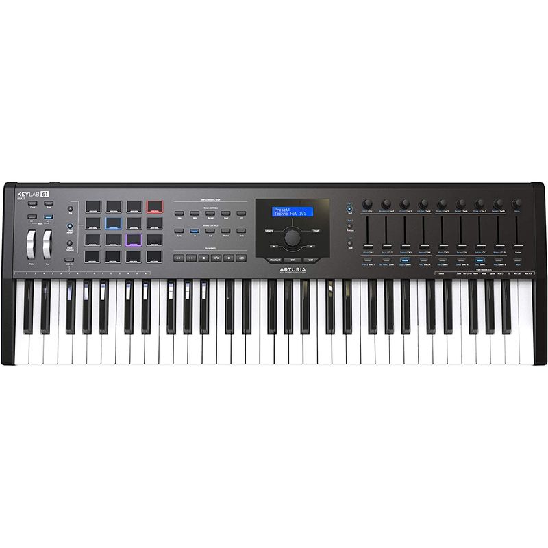 Arturia KeyLab MkII 61-Key Keyboard Controller - Black - Cosmo Music