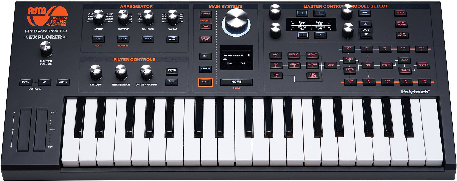 ASM Hydrasynth Explorer 8-Voice Digital Polyphonic Aftertouch