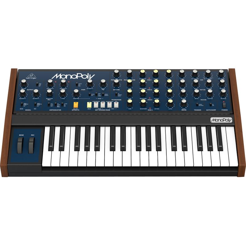 Behringer MonoPoly 4-voice Analog Synthesizer-