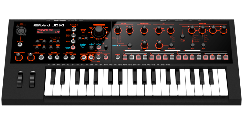 Roland JD-Xi Analog/Digital Crossover 37-Key Synthesizer - Cosmo Music