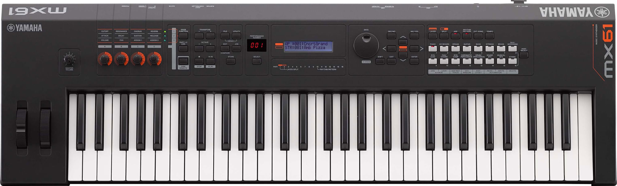 Yamaha MX61 Music Synthesizer - Black