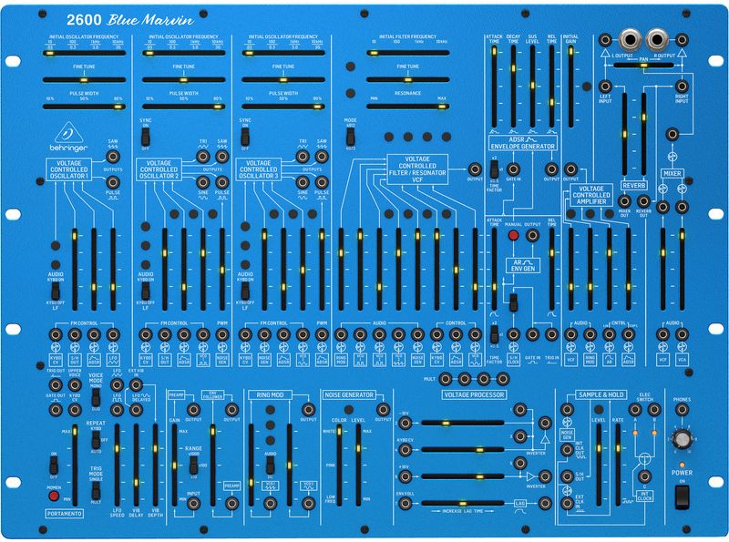 Behringer 2600 Blue Marvin Limited-Edition Analog Semi-Modular