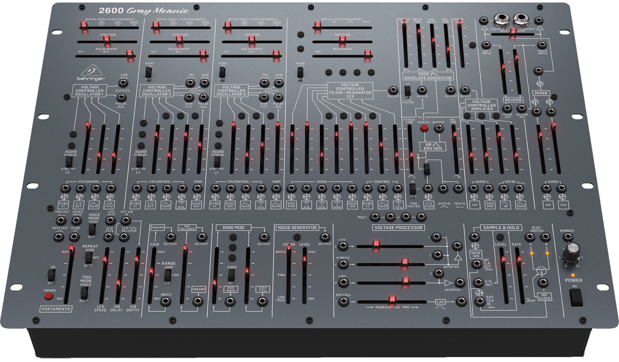 Behringer 2600 Gray Meanie Limited-Edition Analog Semi-Modular