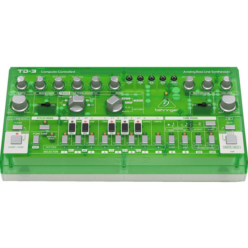 Behringer TD-3-LM Analog Bass Line Synthesizer - Lime