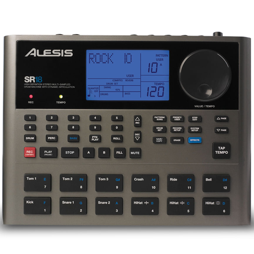 Alesis SR18 Portable Drum Machine with Effects - Cosmo Music | Canada's #1  Music Store - Shop, Rent, Repair