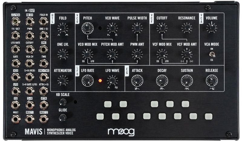 Moog Mavis Build-It-Yourself Analogue Synth Kit - Cosmo Music