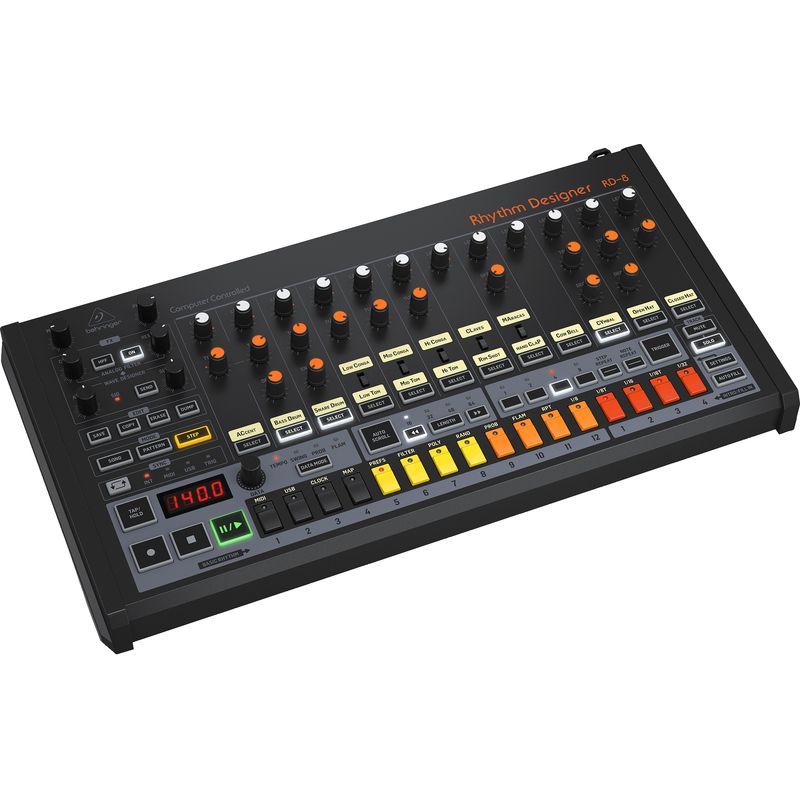 Behringer Rhythm Designer RD-8 Mk2 Analog Drum Machine - Cosmo Music