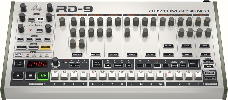 Behringer RD-9 Rhythm Designer Drum Machine - Cosmo Music