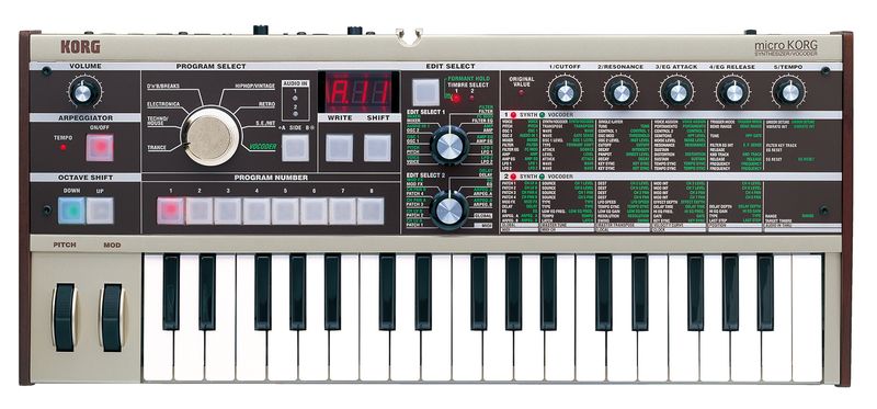 Korg microKORG 37-Key Synthesizer with Vocoder - Cosmo Music