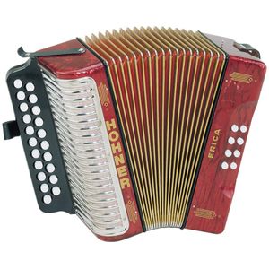 Accordion Hohner 3000GR 1600/2 Erica GC HT Red