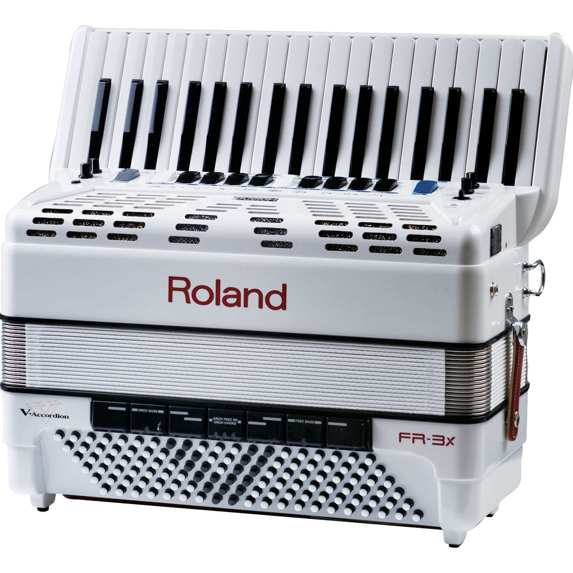 Roland FR-3x V-Accordion - White - Cosmo Music