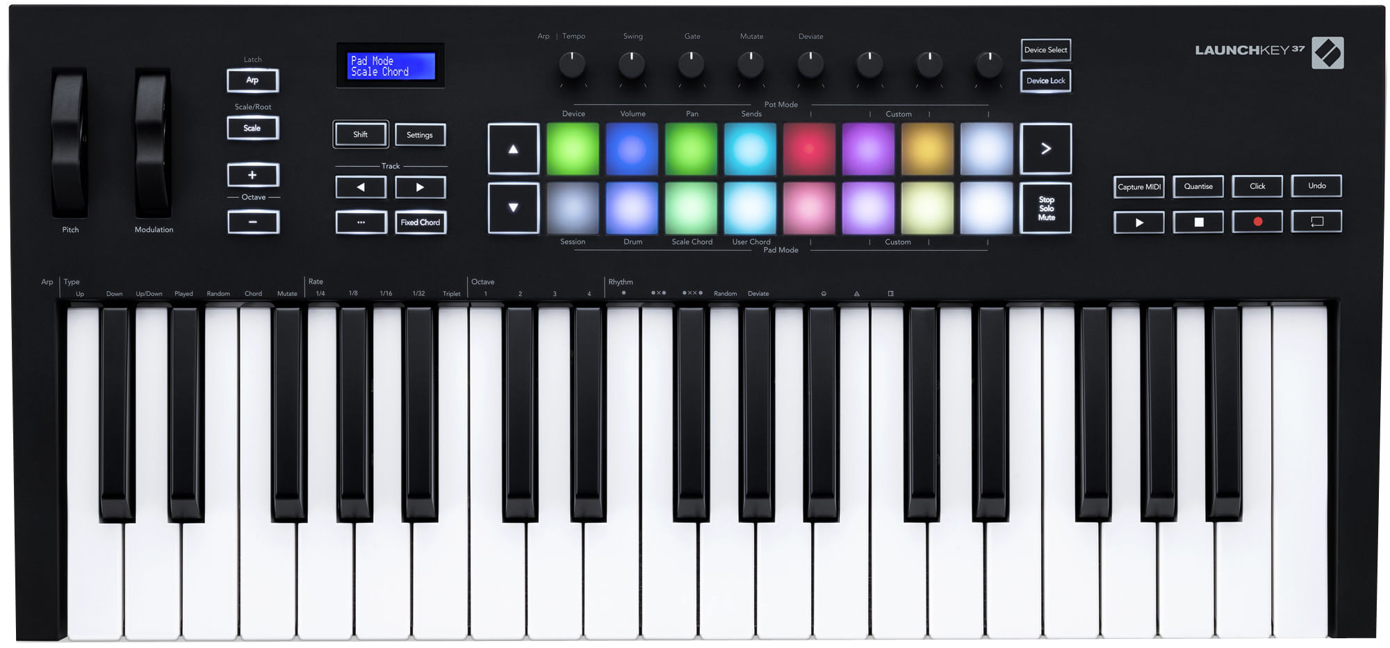 Novation Launchkey 37 mk3 MIDI Keyboard Controller - Cosmo Music | Canada's  #1 Music Store - Shop, Rent, Repair