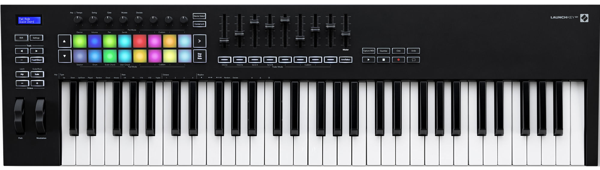 Novation Launchkey 61 mk3 MIDI Keyboard Controller - Cosmo Music | Canada's  #1 Music Store - Shop, Rent, Repair