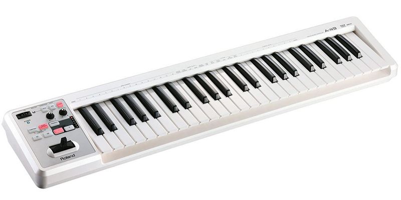 Roland A-49 MIDI Keyboard Controller - White - Cosmo Music