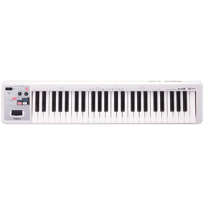 Roland A-49 MIDI Keyboard Controller - White - Cosmo Music