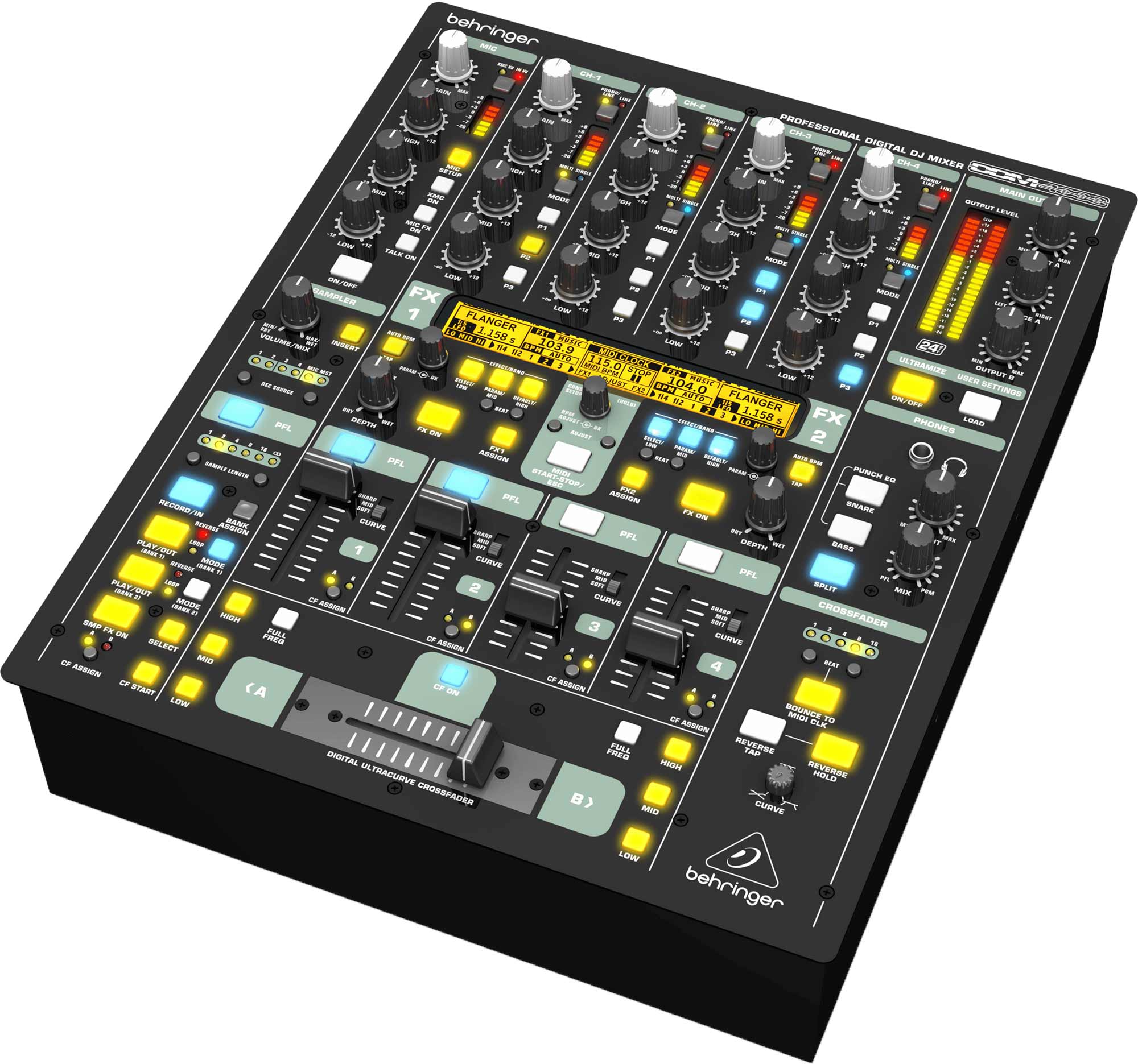 Behringer DDM4000 5-Channel Digital DJ Mixer - Cosmo Music | Canada's #1  Music Store - Shop, Rent, Repair