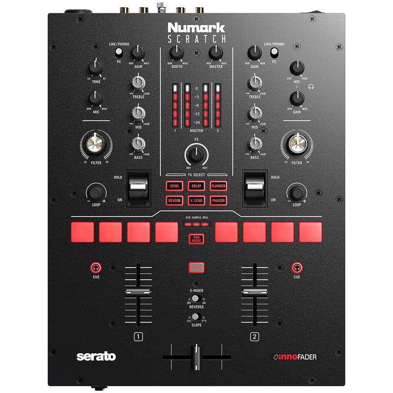 Numark Scratch 2-Channel Dj Mixer for Serato Dj Pro