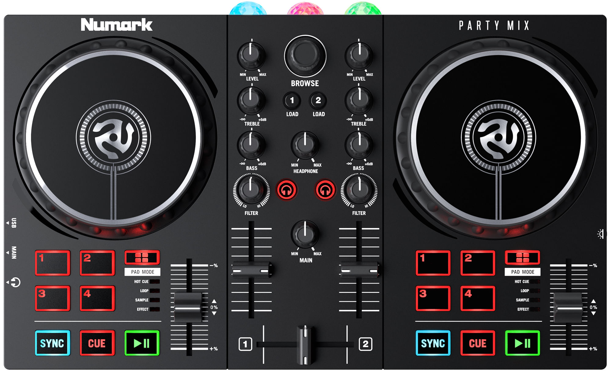 Numark Party Mix II DJ Controller - Cosmo Music