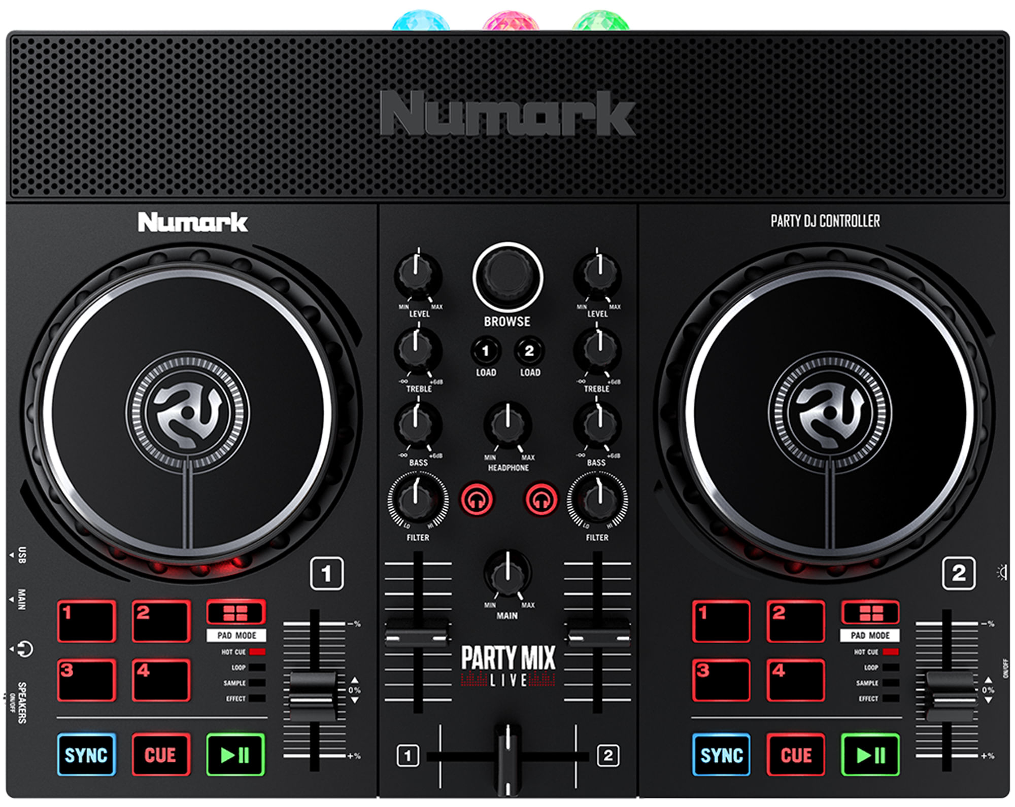 Numark Party Mix Live DJ Controller - Cosmo Music | Canada's #1 Music Store  - Shop, Rent, Repair