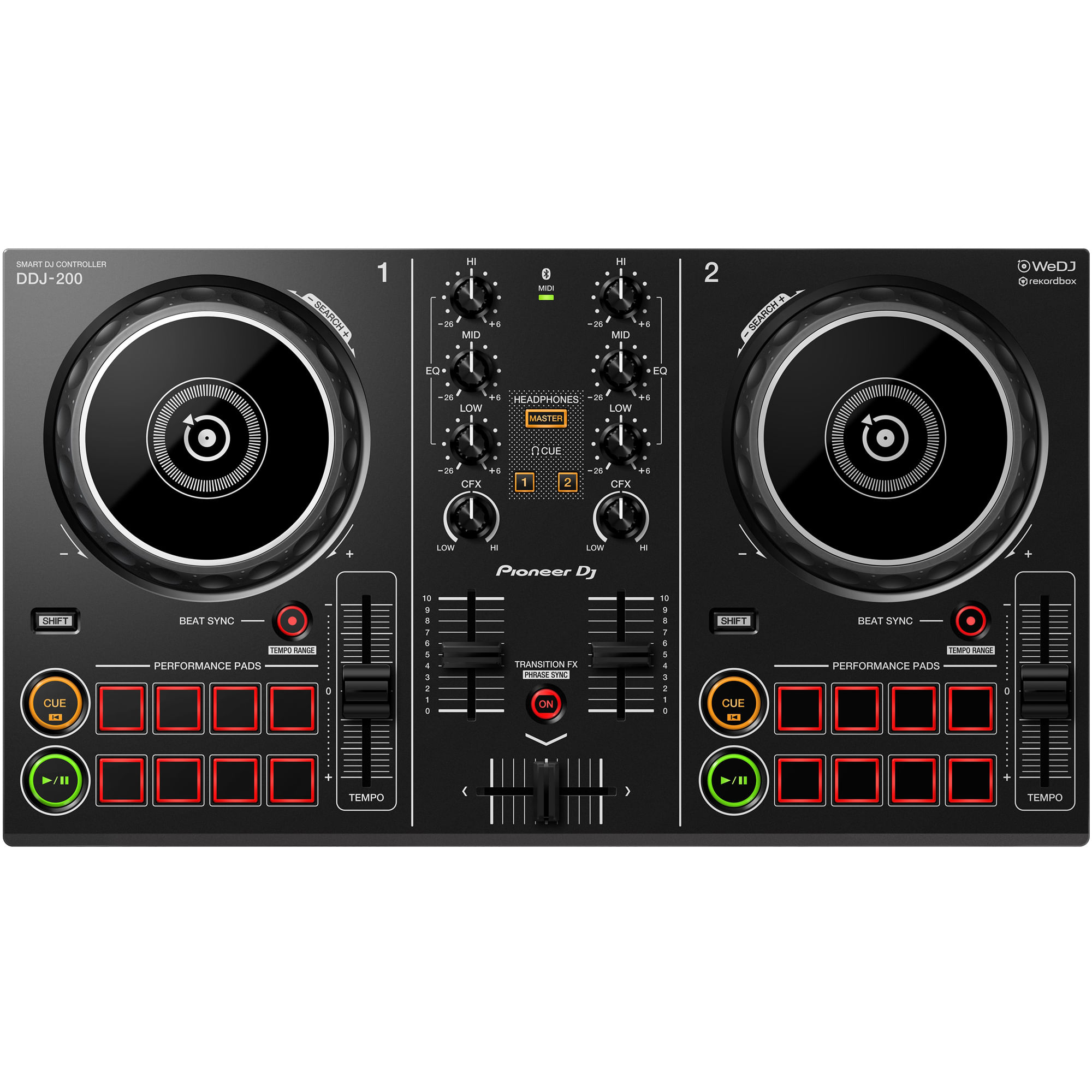 Pioneer DJ DDJ-200 Smart DJ Controller - Cosmo Music | Canada's #1 Music  Store - Shop, Rent, Repair