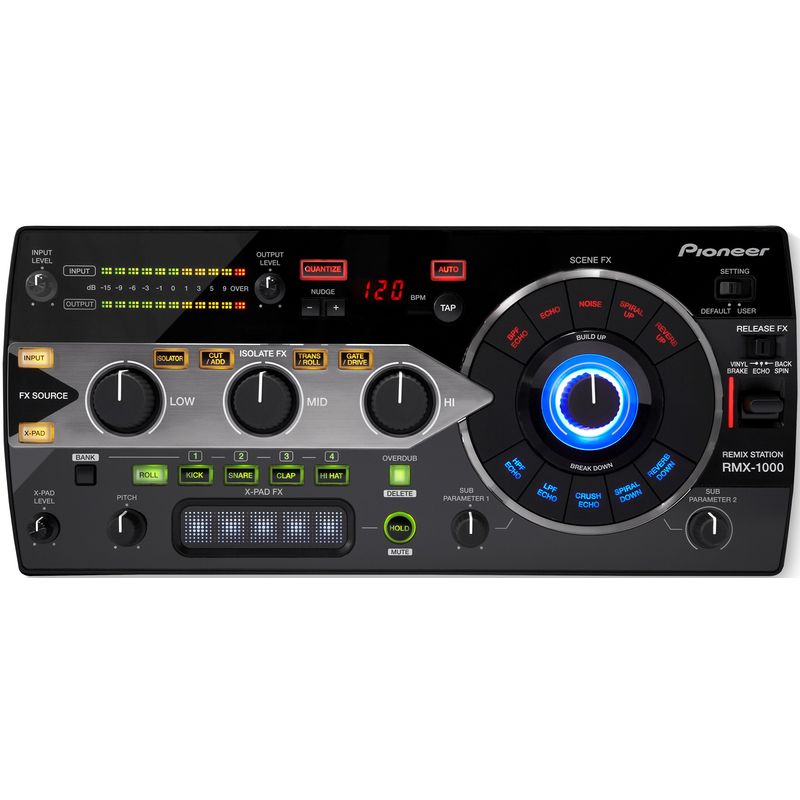 Pioneer DJ RMX-1000 3-in-1 Remix Station - Black - Cosmo Music