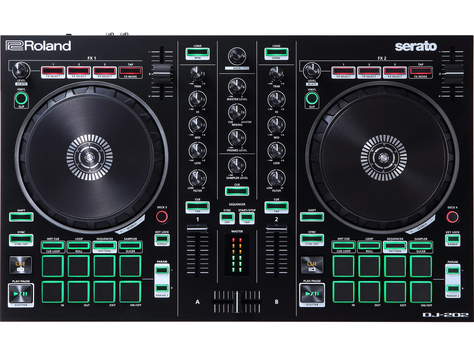 Roland DJ-202 DJ Controller - Cosmo Music | Canada's #1 Music Store - Shop,  Rent, Repair