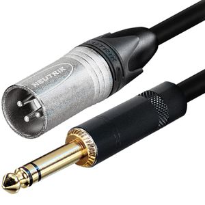 Digiflex HXMS-6 Adapter Cable - XLR Male / 1/4" TRS, 6'