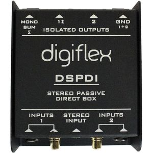 Digiflex DSPDI Stereo Passive Direct Box