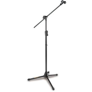 Hercules EZ Clutch Tripod Microphone Stand with 2-In-1 Hideaway Boom