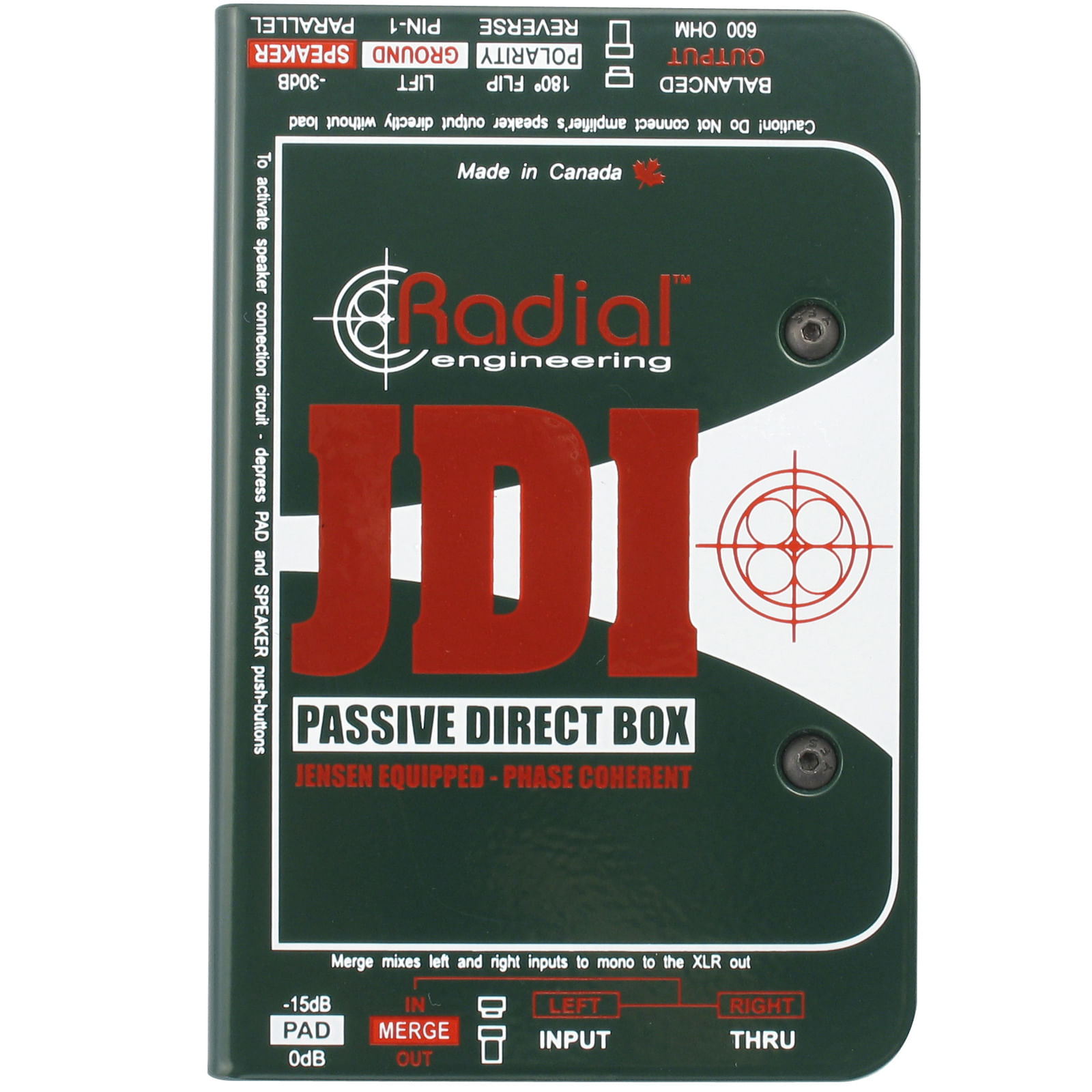 Radial JDI Passive DI Box - Cosmo Music | Canada's #1 Music Store - Shop,  Rent, Repair