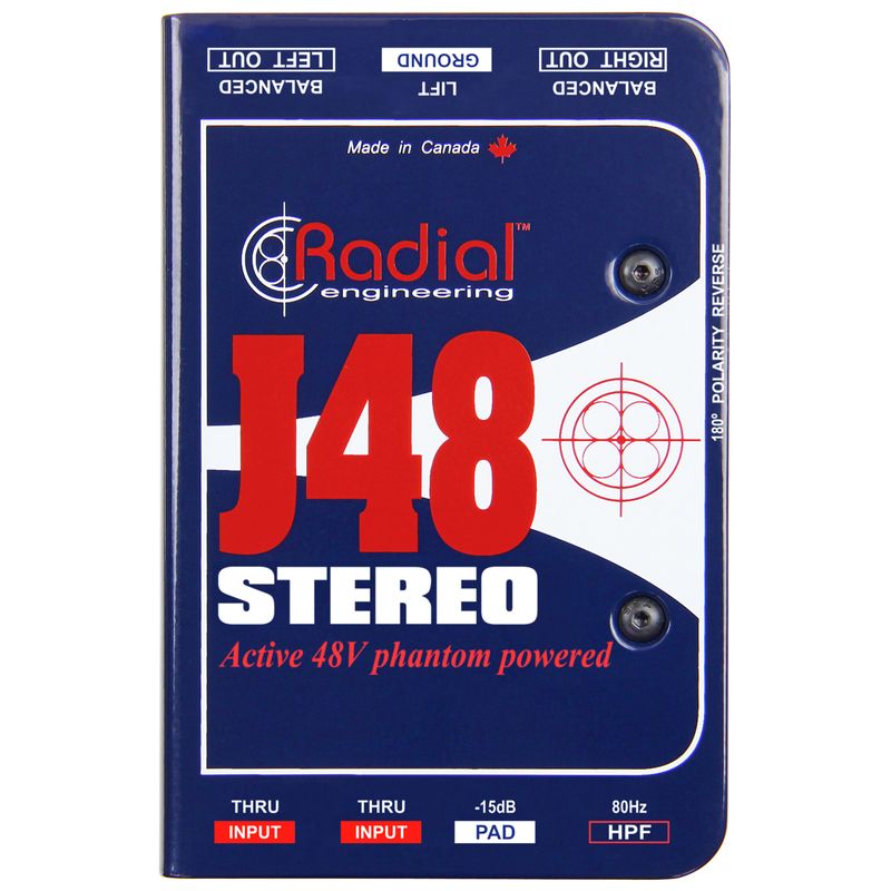 Radial J48 Stereo Active DI Box