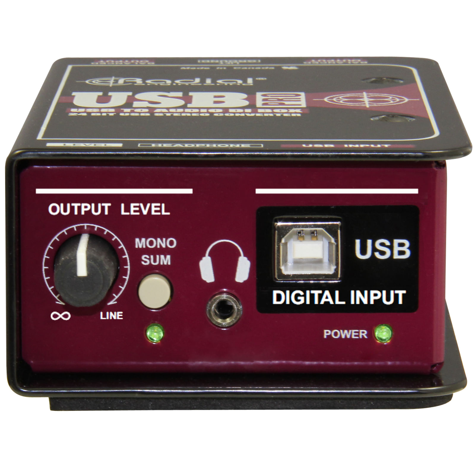 Radial USB Pro Stereo USB Laptop DI Box Cosmo Music