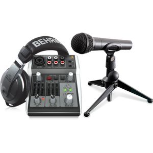 Behringer Podcast Studio 2 USB Podcasting Bundle