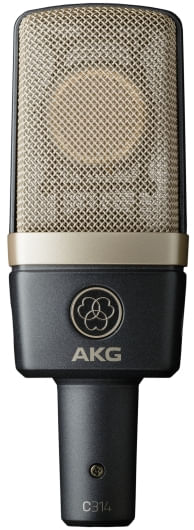 AKG C314 Professional Multi-Pattern Condenser Microphone - Cosmo Music