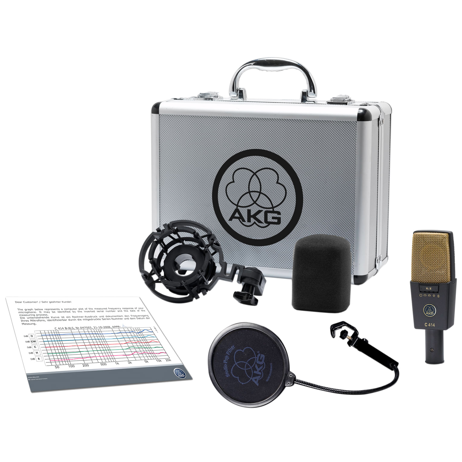 AKG C414 XLII Condenser Microphone - Cosmo Music