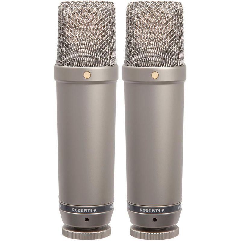 Rode NT1-A-MP Matched Pair Cardioid Condenser Microphones - Cosmo