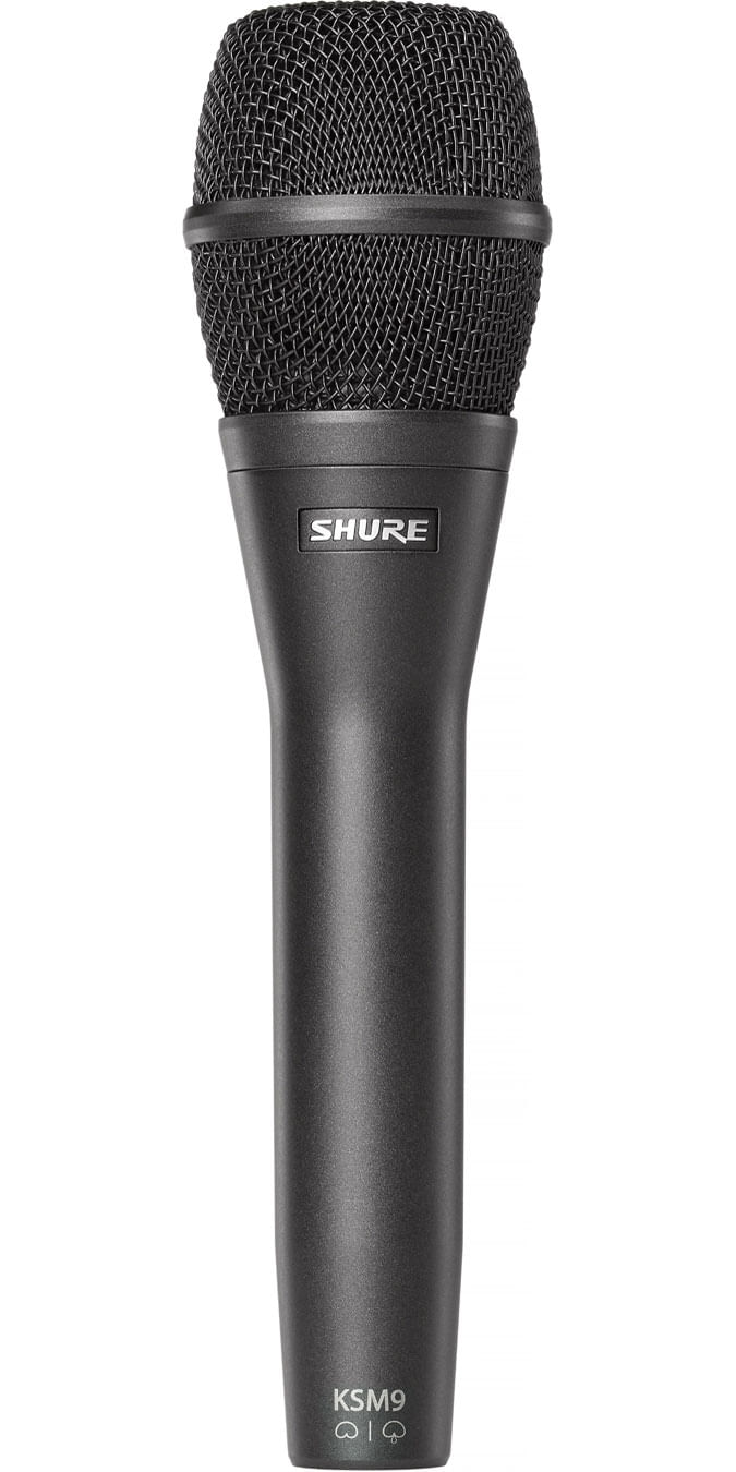 Shure KSM9/CG Handheld Vocal Condenser Microphone - Charcoal Black 