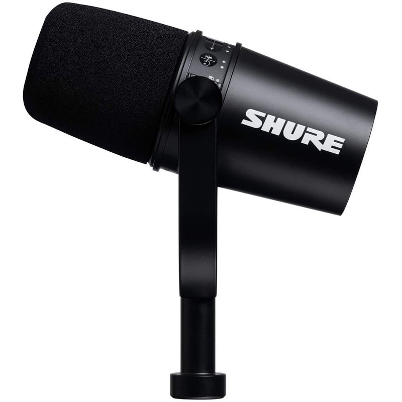 Shure MV7 USB Podcast Microphone - Black - Cosmo Music