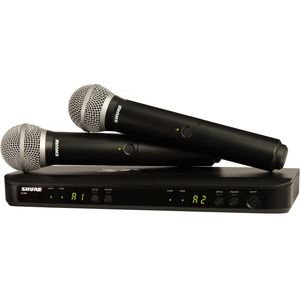 Shure BLX288/PG58 Dual Channel Handheld Wireless System