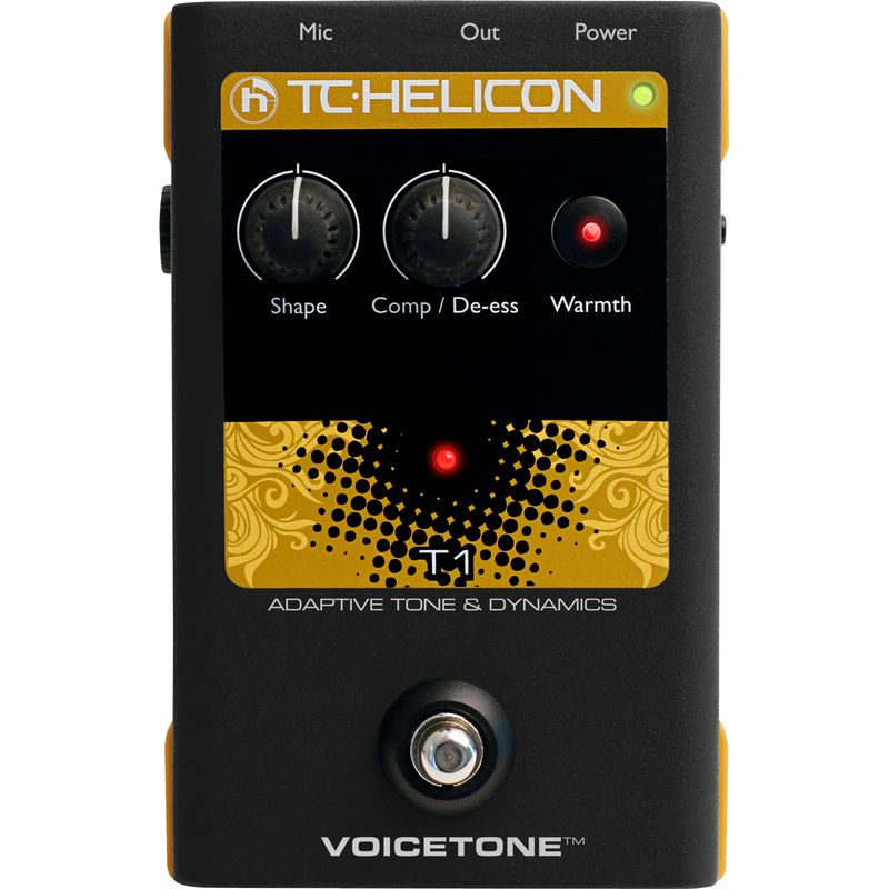 TC Helicon VoiceTone T1 Vocal Tone Pedal - Cosmo Music