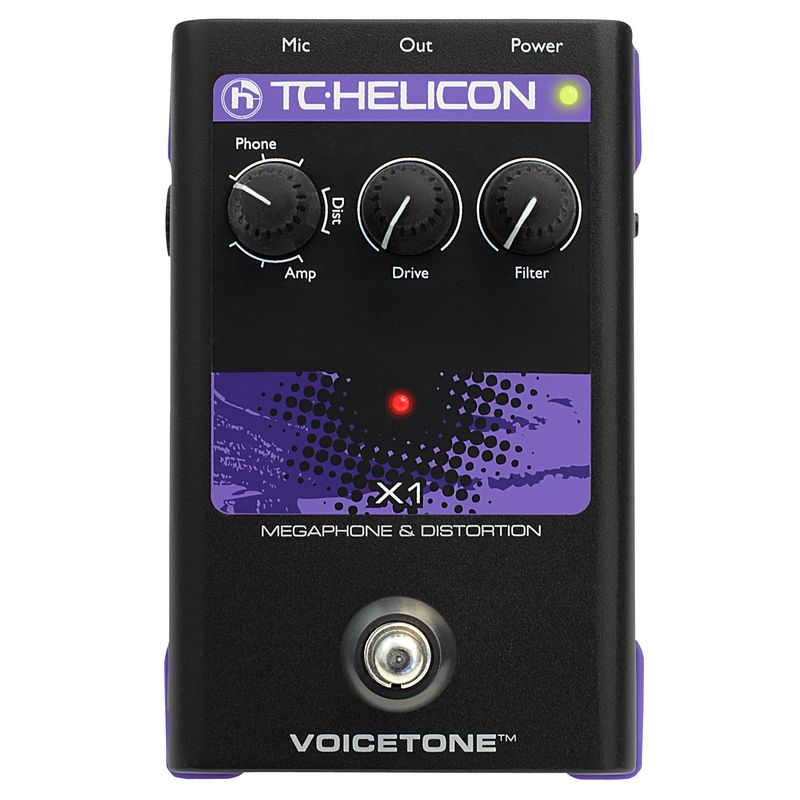 TC Helicon VoiceTone X1 Vocal Effects Pedal