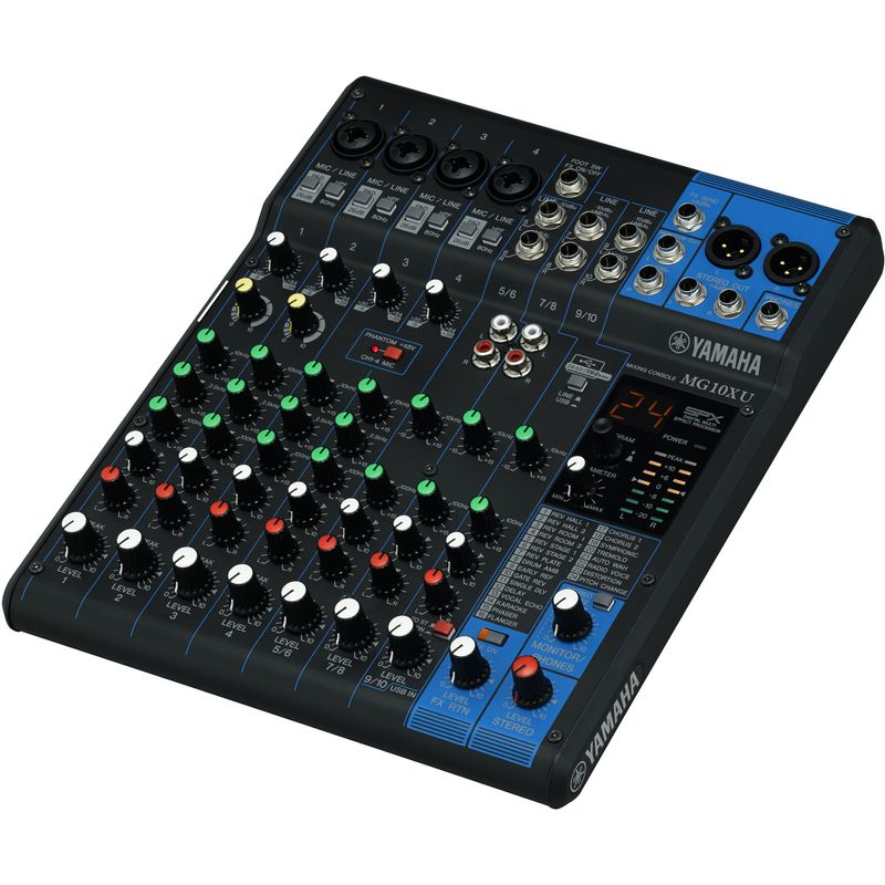 Mixer Yamaha MG10XU w/FX, USB