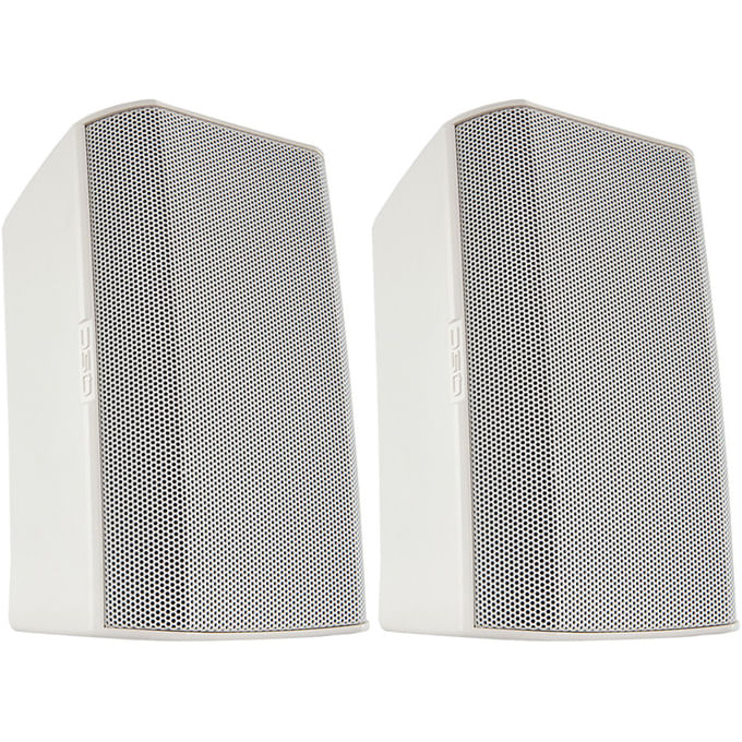 Qsc store white speakers