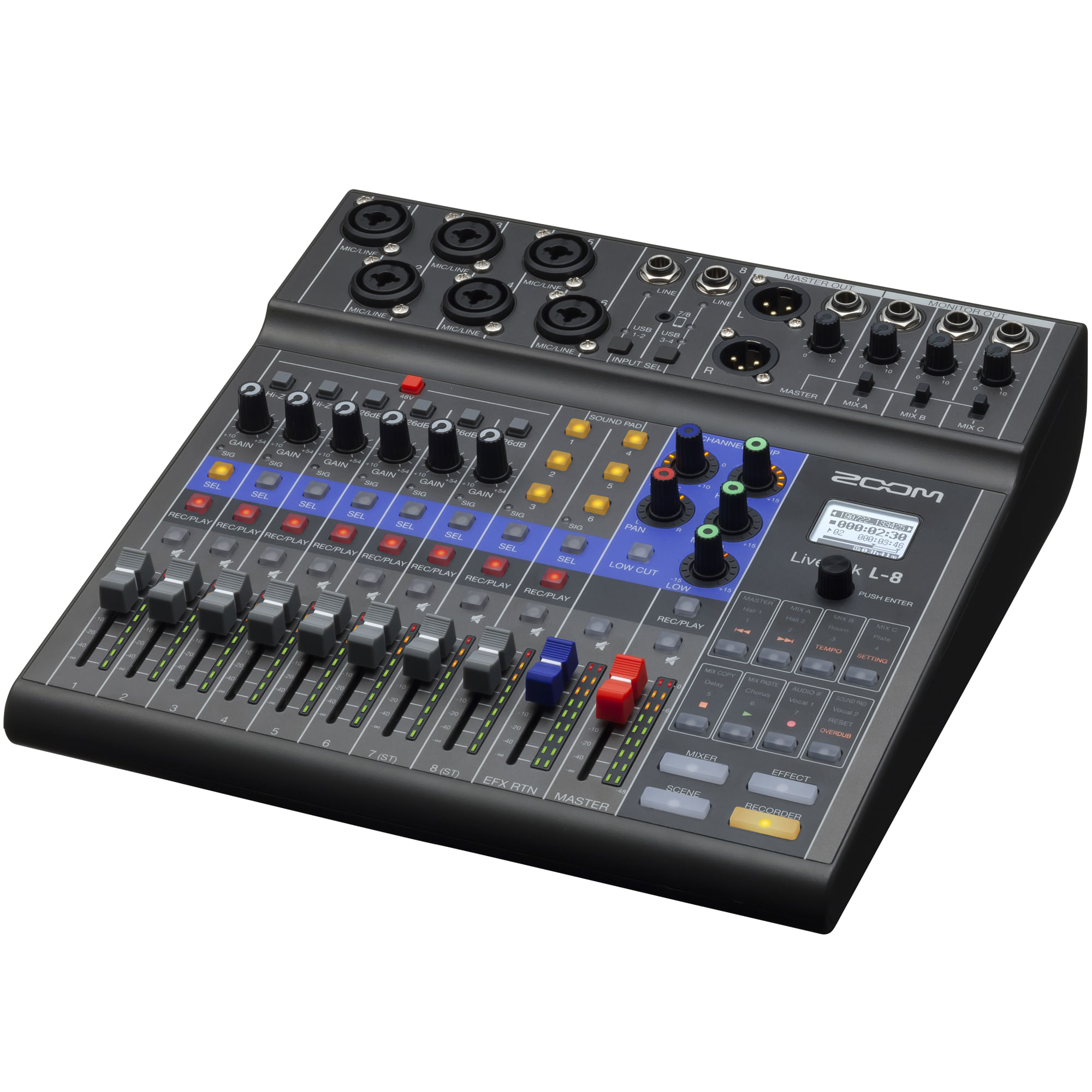 Zoom LiveTrak L-8 Mixer