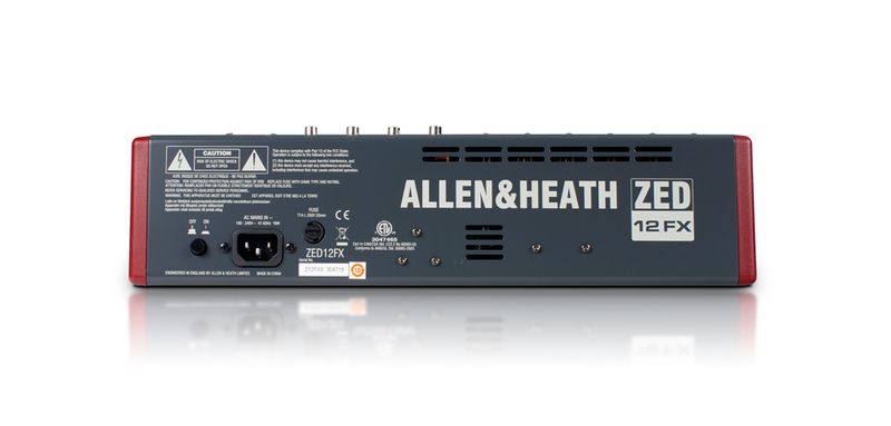 Allen & Heath ZED-12FX Multipurpose Mixer with FX for Live Sound