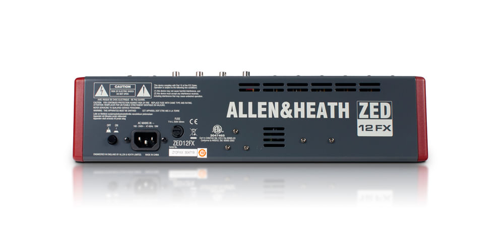 Allen & Heath ZED-12FX Multipurpose Mixer with FX for Live Sound and  Recording - Cosmo Music | Canada's #1 Music Store - Shop, Rent, Repair