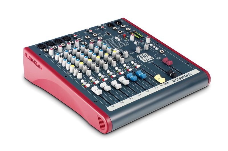 Allen & Heath ZED60-10FX Multipurpose Mixer with FX for Live Sound and  Recording